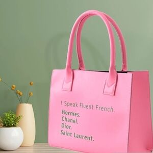 I Speak Fluent French Messenger Tote Bag